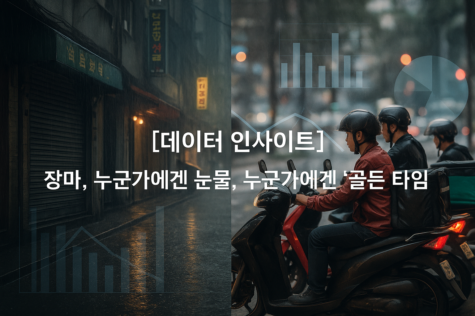 [데이터 인사이트] 장마, 누군가에겐 눈물, 누군가에겐 ‘골든 타임’