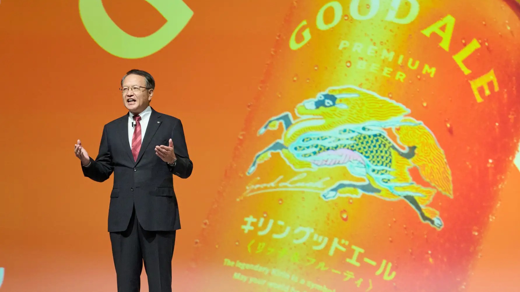 기린맥주 주식회사의 대표이사 사장인 호리구치 히데키.